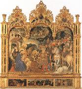 Sandro Botticelli Gentile da Fabriano,Adoration of the Magi (mk36) oil painting artist